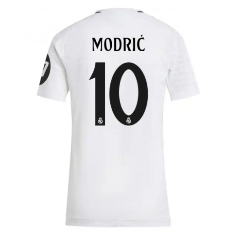 Fotballdrakt Dame Real Madrid Luka Modric #10 Hjemmedrakt 2024-25 Kortermet